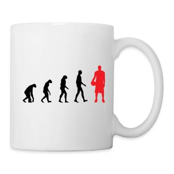 Basket Ball Evolution / Basketball - Mug - white - Right