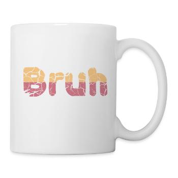 Bruh: Früher bekannt als Mom - Tasse - Weiß - Rechts