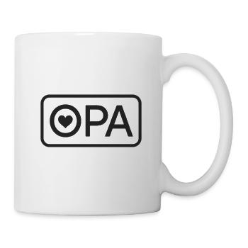 OPA 2026 Stolzer Großvater Ankündigung - Tasse - Weiß - Rechts