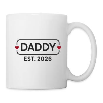 DADDY 2026 Stolzer werdender Vater - Tasse - Weiß - Rechts