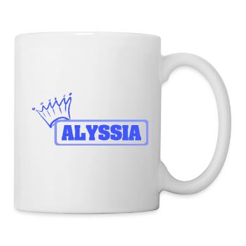 Geschenk für Alyssia - Tasse - Weiß - Rechts