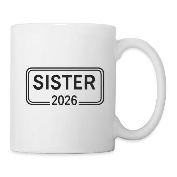 Annonce de la Grande Sœur 2026 - Mug blanc - blanc - Droite