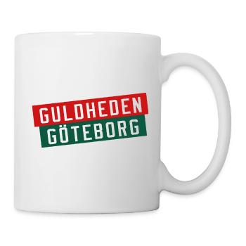 Logo rayé de Guldheden Göteborg - Mug blanc - blanc - Droite