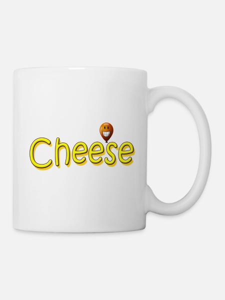 CHEESE - Tasse - Weiß