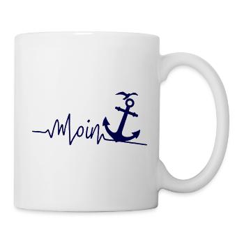 Meerchandise - Moin  - Tasse - Weiß - Rechts