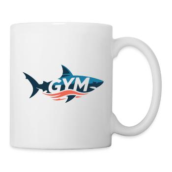 Emblème de l’Aqua Shark Gym - Mug blanc - blanc - Droite
