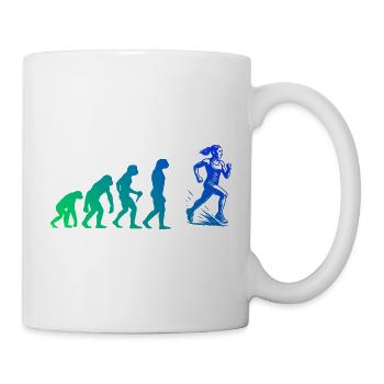 Clear running motif for every day - Mug - white - Right