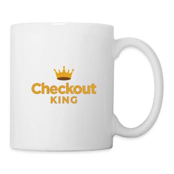 Checkout King Dart Krone Sport Outfit - Tasse - Weiß - Rechts