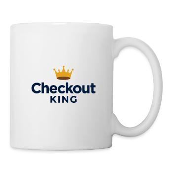 Checkout King Dart Krone Sport Outfit - Tasse - Weiß - Rechts