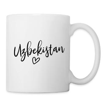 Cœur des femmes d’Ouzbékistan Amour Ouzbékistan - Mug blanc - blanc - Droite