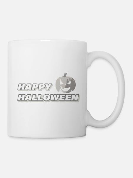 HAPPY HALLOWEEN - Tasse - Weiß