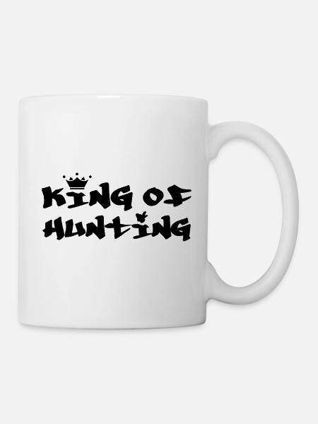 Der König der Jäger – Jagd - Tasse - Weiß