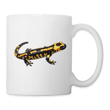 Fire salamander design - Mug - white - Right