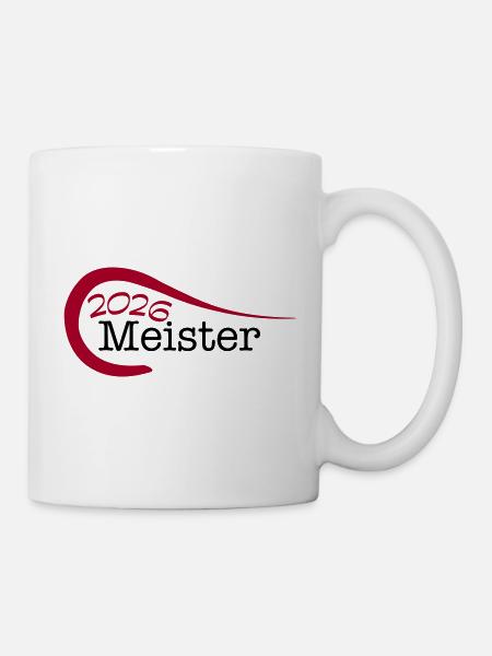 Meister 2026 Meisterschaft - Tasse - Weiß
