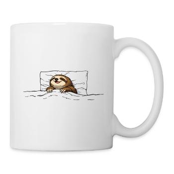 Sleeping Sloth – Cozy Chill Motif - Mug - white - Right