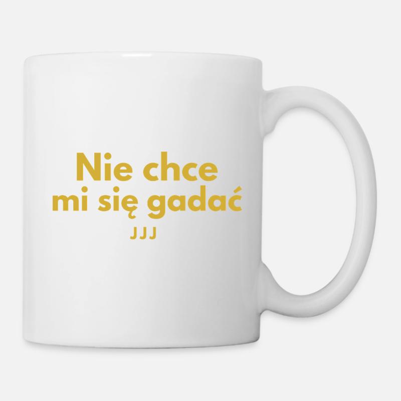 Je ne veux pas parler - JJJ - Mug blanc - blanc