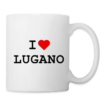 I love Lugano - Ich liebe Lugano - Mug - white - Right