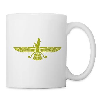 Faravahar Wing Symbol Iran Persia - Mug - white - Right