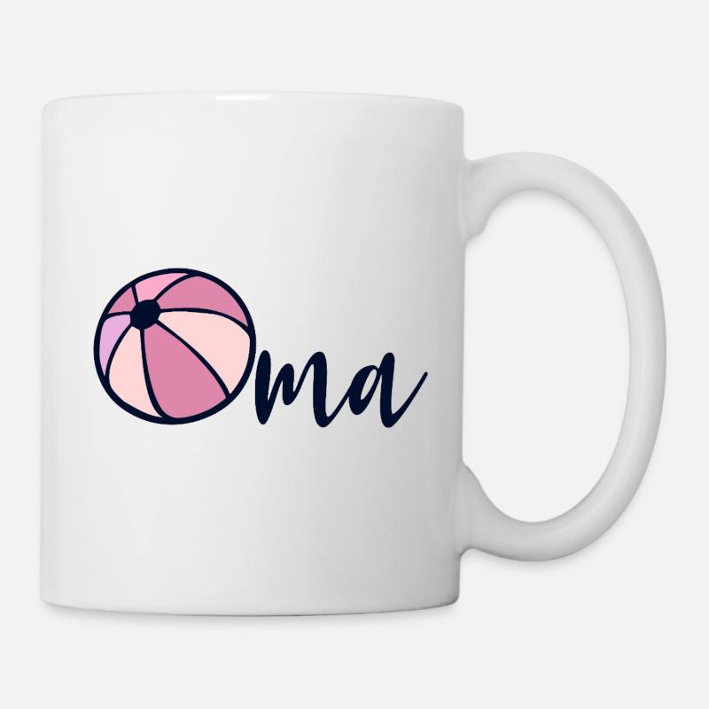 Wasserball Oma - Tasse - Weiß