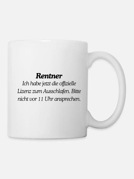 Endlich Rentner - Tasse - Weiß
