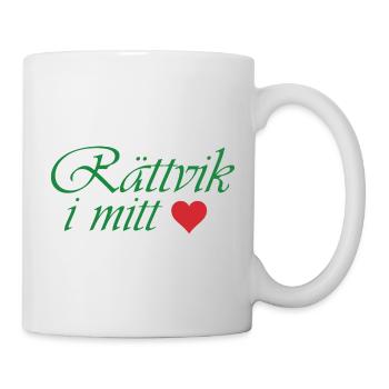 Rättvik in meinem Herzen - Tasse - Weiß - Rechts