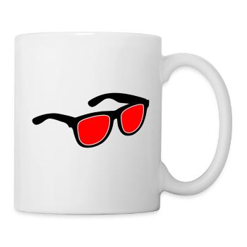 Lunettes de soleil - Mug blanc - blanc - Droite