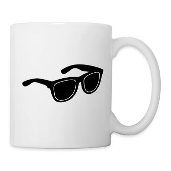 Lunettes de soleil - Mug blanc - blanc - Droite