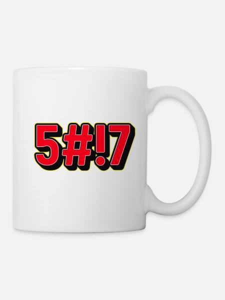 Scheiße 3D - Tasse - Weiß