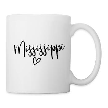 Mississippi Heart Women's Love Mississippi - Mug - white - Right
