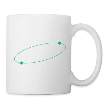 Elliptical Star Ring - Mug - white - Right