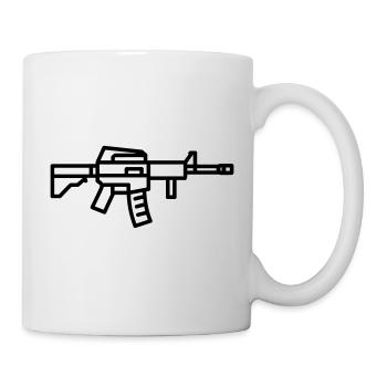 Submachine gun - Mug - white - Right