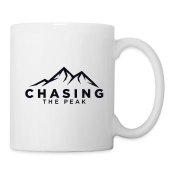 Chasing the Peak Hiking Mountains Nature Adventure - Mug - white - Right