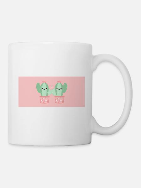 Amis Cactus Heart - Mug blanc - blanc