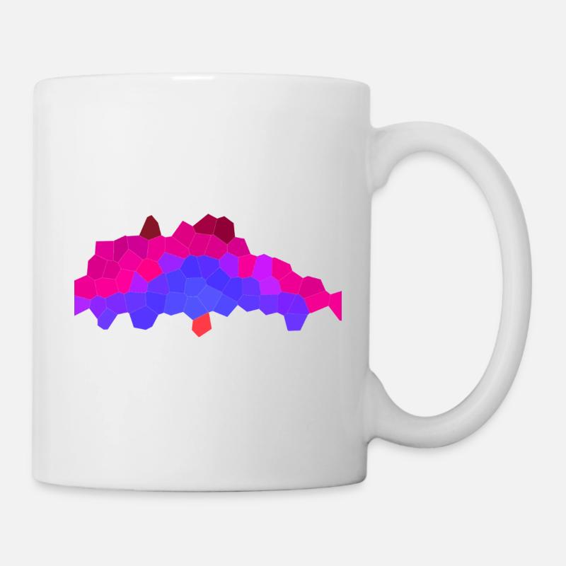 Berry Neon Horizon - Mug - white