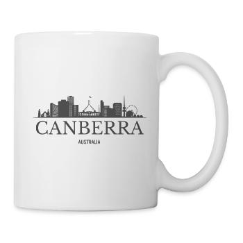 Canberra Skyline, Canberra Australie - Mug blanc - blanc - Droite