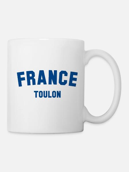 Toulon France Frankreich - Tasse - Weiß