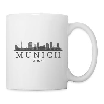 Munich Germany, Munich skyline - Mug - white - Right