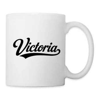 Victoria name first last family - Mug - white - Right