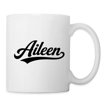 Aileen prénom de famille - Mug blanc - blanc - Droite