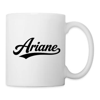 Ariane name first last family gifts - Mug - white - Right