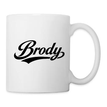 Brody name first last family - Mug - white - Right