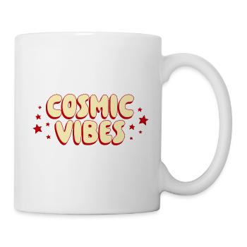 Cosmic Vibes Retro Shirt - Mug - white - Right