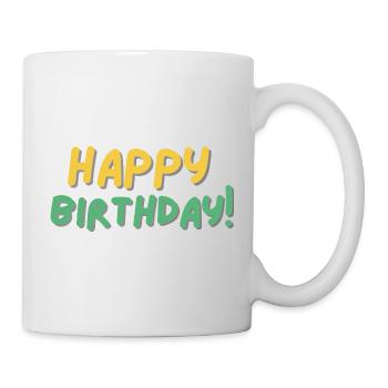 Bon anniversaire - Mug blanc - blanc - Droite