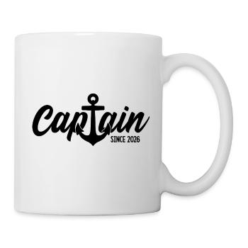 CAPITAINE 2026 CAPITAINE DEPUIS 2026 - Mug blanc - blanc - Droite