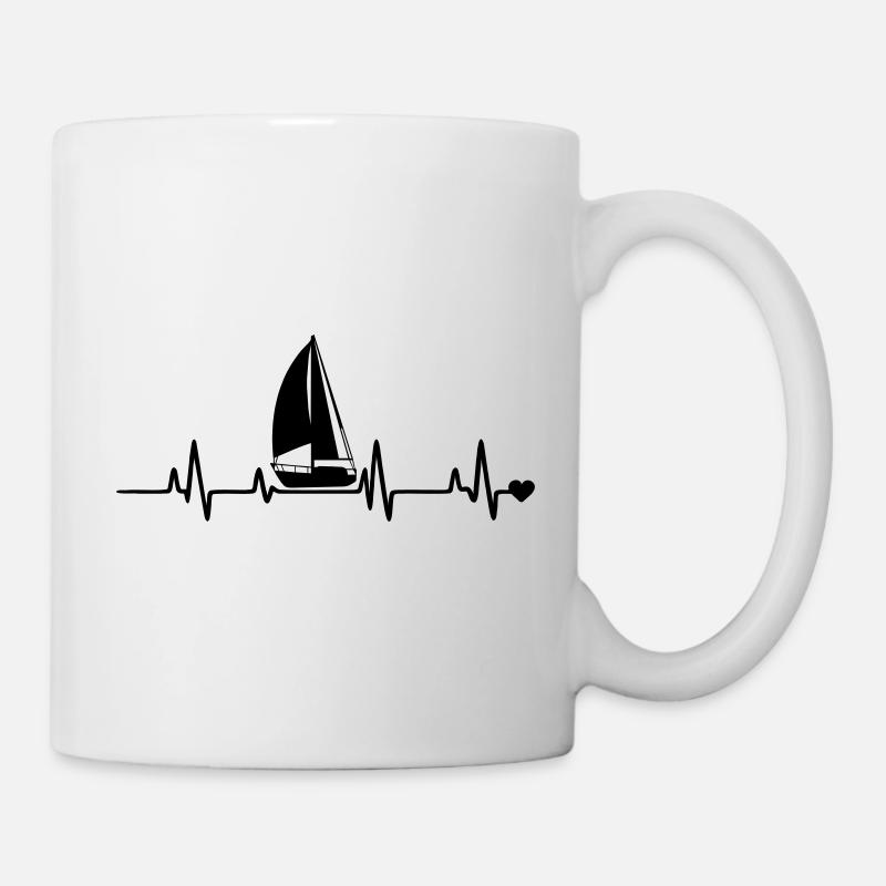 Sailboat - Mug - white