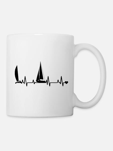 Segelboot - Tasse - Weiß