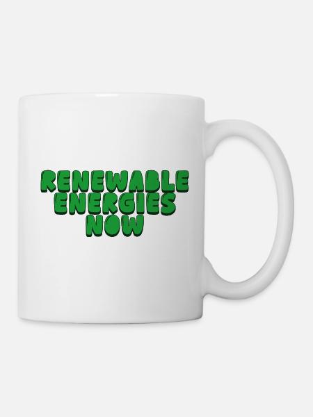 Erneuerbare Energien heute - Tasse - Weiß