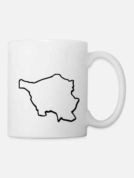 Saarland - Tasse - Weiß