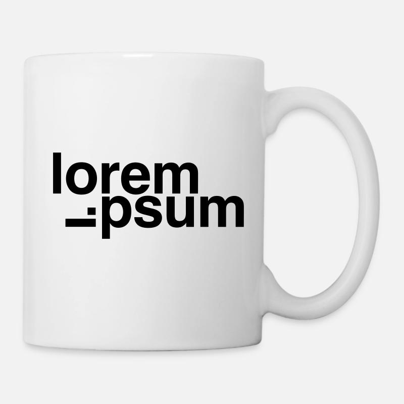 Lorem Ipsum - Mug blanc - blanc