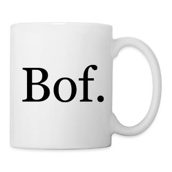 T-shirt “Bof.” – humour français minimaliste - Mug blanc - blanc - Droite